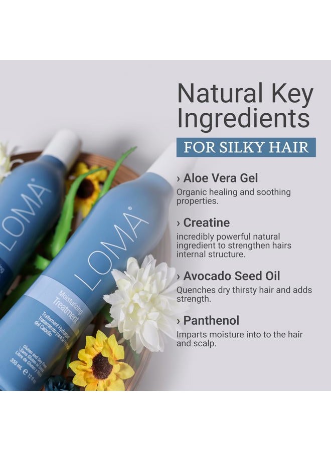 Loma Hair Care Moisturizing Shampoo & Treatment Duo - Image 4