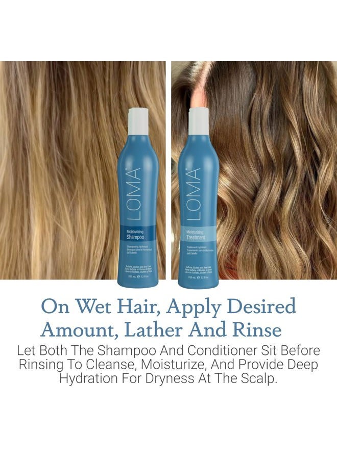 Loma Hair Care Moisturizing Shampoo & Treatment Duo - Image 3