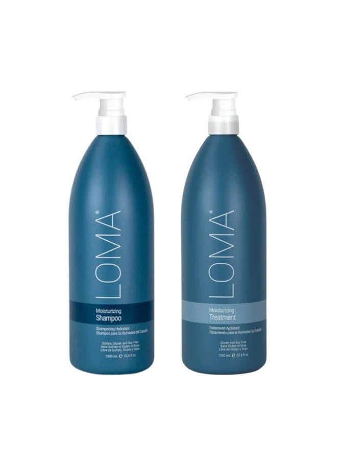 Loma Hair Care Moisturizing Shampoo & Treatment Duo - Image 1