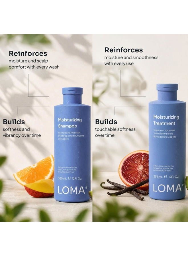 Loma Hair Care Moisturizing Shampoo & Treatment Duo - Image 2