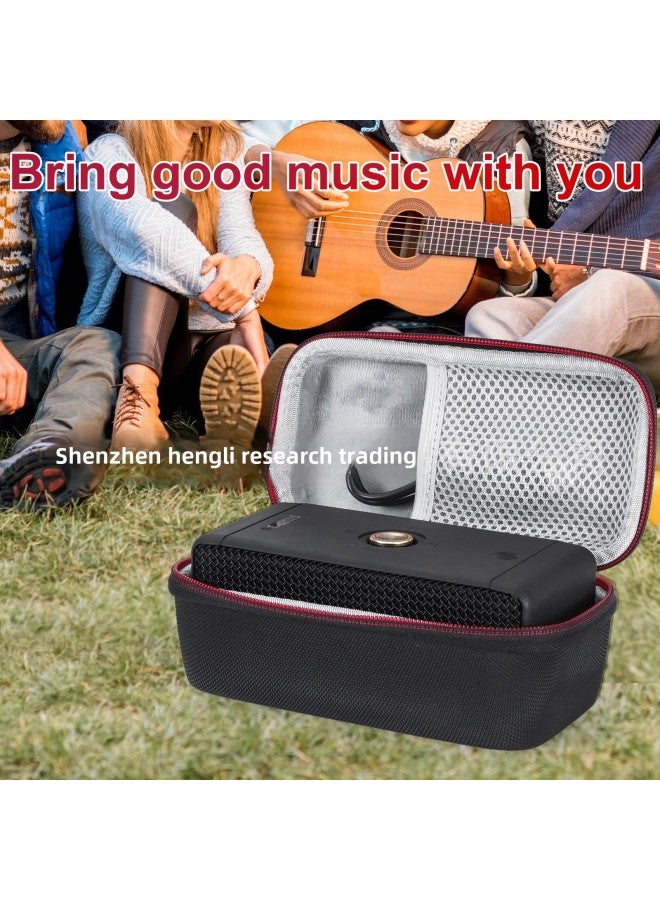 Marshall Bluetooth Speaker Storage Bag Portable Marshall Wireless Audio Protection Box-Color:Black  - Image 2