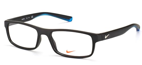 Nike Eyeglasses NIKE 7090 018 Matte Black/Crystal Photo Blue - Image 4