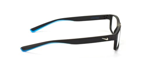 Nike Eyeglasses NIKE 7090 018 Matte Black/Crystal Photo Blue - Image 3