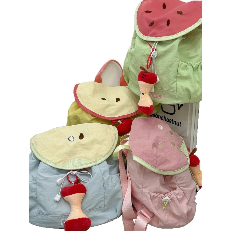 Korean Color Block Backpack for Women, School, Commute - Image 5