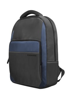 PROMATE Promate Travel Laptop Backpack, Premium Durable with Multiple Spacious Compartments, Water-Resistance, Mesh Padded Strap, for 15.6-inch Laptops, Tablets, Limber-BP.Black  - Image 1