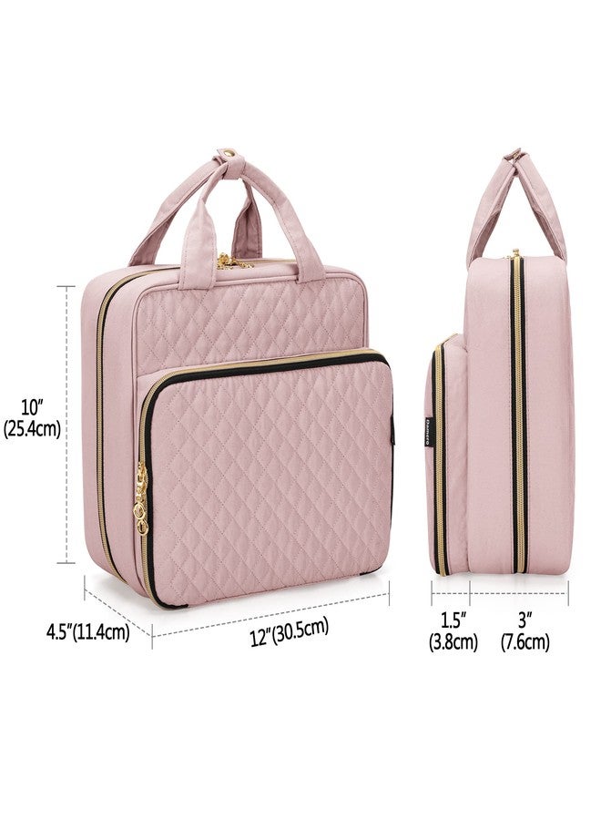 Damero Pill Bottle Organizer Bag, Travel Medicine Bag Organizer, Medicine Organizer and Storage for Pills, Vitamin, Fish Oil, Medical Supplements for Women and Men, Misty Rose - Image 4