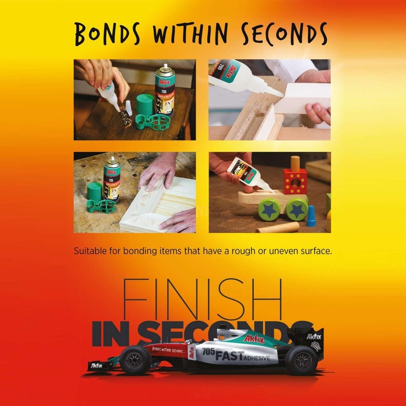 أكفيكس 705 لاصق سريع عالمي 200 مل - عبوة من قطعتين - Image 5