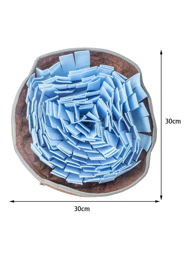 NIBEMINENT Pet Snuffle Feeding Mat Blue/Brown 30 x 30cm - Image 3