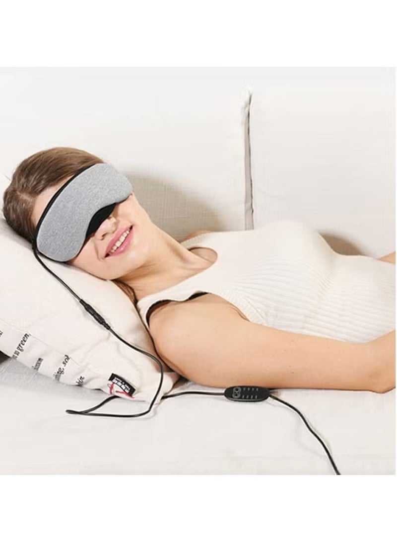 Heated Eye Mask with Aromatic Steam – Adjustable Temperature (35-50°C) & Timer, USB Powered, Washable Cover, Moist Heat Compress for Eye Fatigue & Dry Eye Relief, Home Office Sleep Shading - Image 1