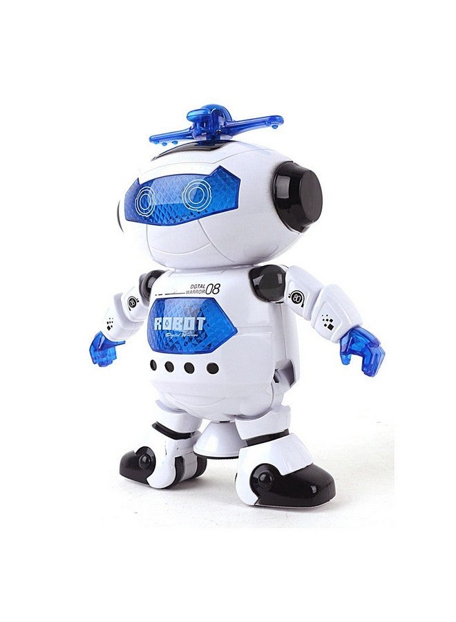 WenToyce Musical Walking Dancing Robot Toy For Kids, Flashing Lights, 360° Body Spinning, Toddlers Bosys Girls Fun Figure Toy - Image 4