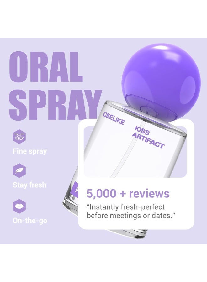 CEELIKE Oral Spray – Fresh Breath, Dual Cooling Experience & Convenient On-the-Go Design – Perfect for Freshening Breath Anywhere, Anytime (1 count) - Image 4