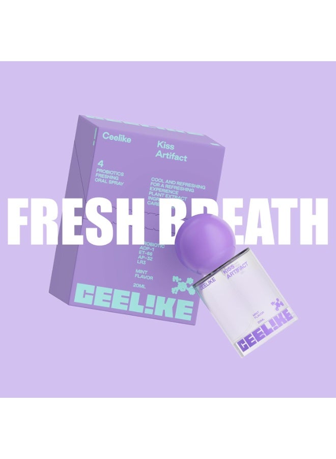 CEELIKE Oral Spray – Fresh Breath, Dual Cooling Experience & Convenient On-the-Go Design – Perfect for Freshening Breath Anywhere, Anytime (1 count) - Image 2