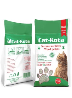 Cat-Kota Wood Pellet Cat Litter 15KG
