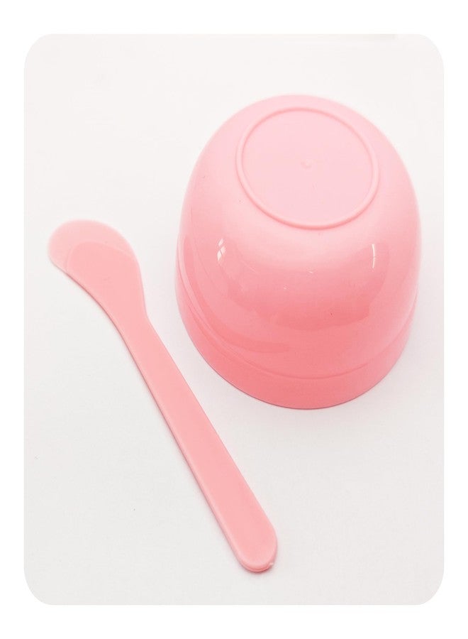 Virello 5Pcs DIY Slime Making Tools, PP Plastic Glue Mixing Bowls with Glue Mixing Spoons for Slime, Arts, Crafts(Pink) - Image 4