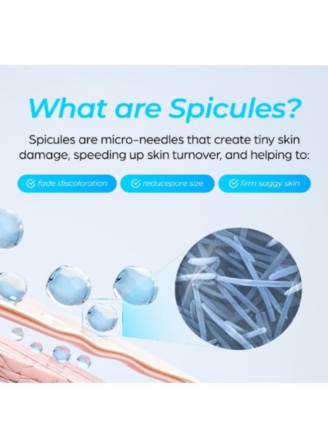 Seapuri Spicuraxel Pore Minimizer for face | Microneedling Serum | Topical Dermaroller | Spicules 30,000ppm | Dark Spot Remover for face | Sebum Control | Pore Tightening & Firming | Korean Skin Care - Image 3