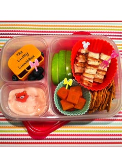 Excefore 40 Pcs Mouse Head Food Picks for Kids, Cute Bento Forks for Lunch Box Decor Accessories, Fork For Kids, Kids Food Picks For Lunch Box, for Cake Dessert Pastry Party  - Image 4