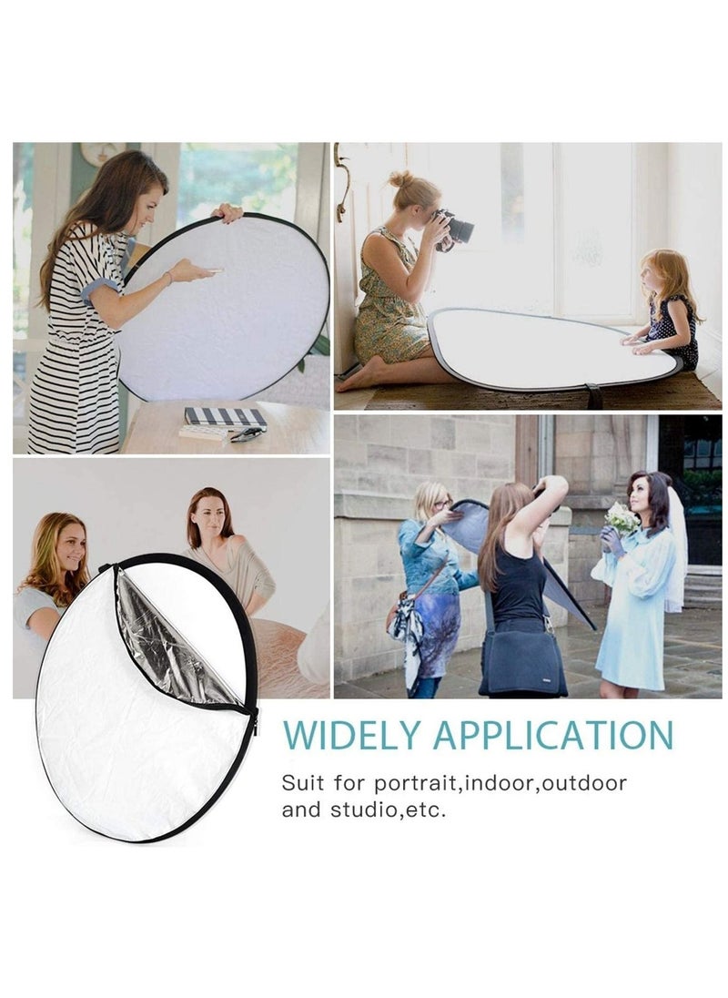 Generic - Light Reflector Set 5 colors Portable Collapsible Multi-Disc Reflector Photography with Bag for Photography Photo Lighting - Image 1
