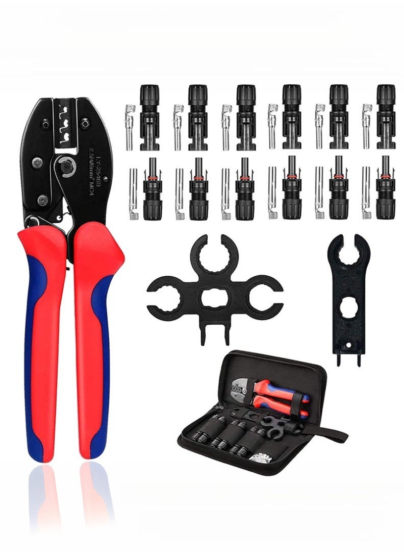 kashemano Set of MC4 crimping pliers and accessories for solar panel  - Image 1