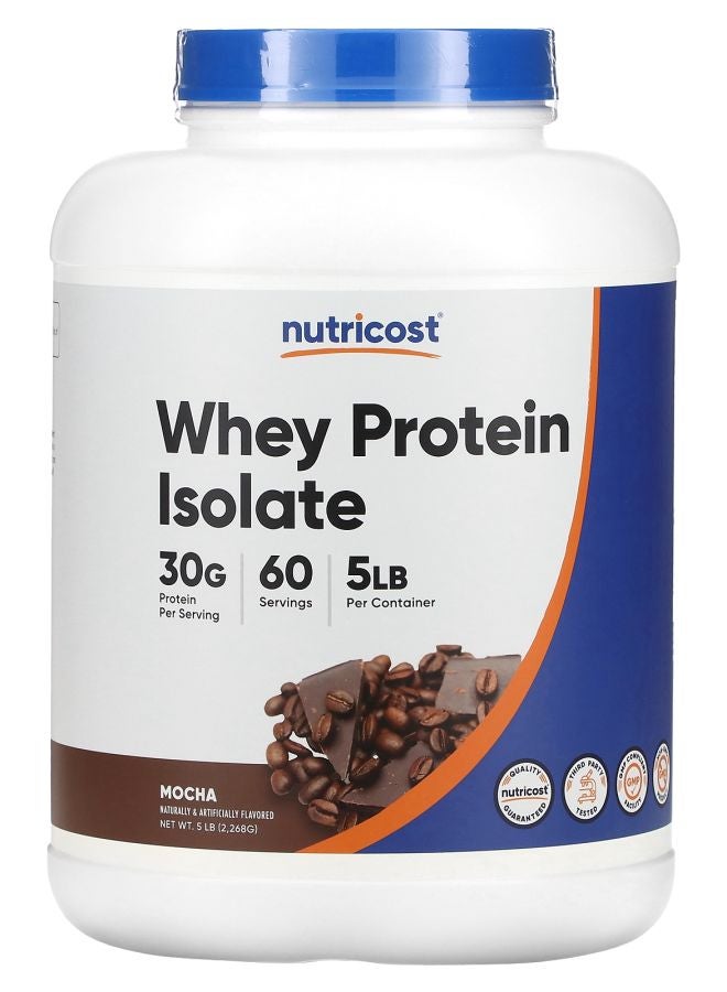 Nutricost Whey Protein Isolate Mocha 5 lb (2268 g)