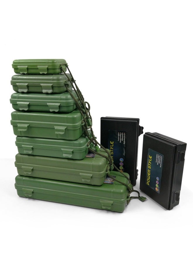 Generic Flashlight Universal Plastic Box Can Be Used As LOGO Stickers Gift Box Product Packaging Protection Box With Lanyard-Color:Box No. 1 (remarks On Green And Black Color) - Image 2