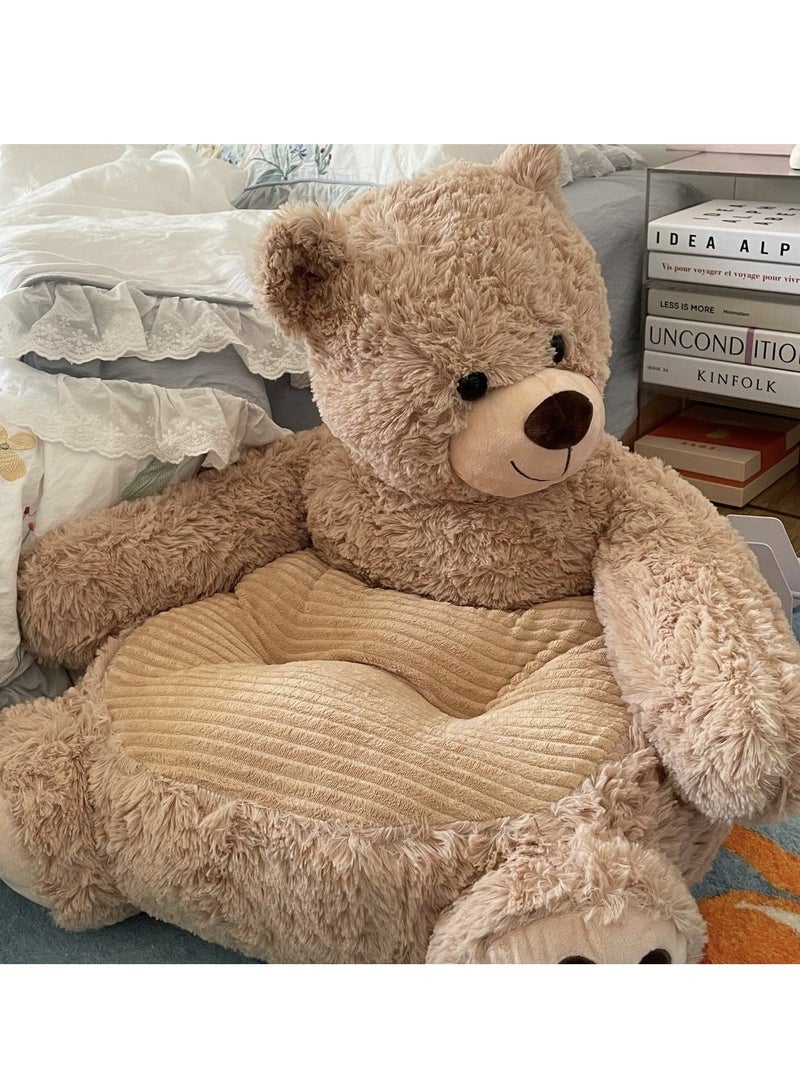 Arabest Cute Cartoon Sofa Chair with Memory Foam Padding, Reading Sofa for Kids, Teens and Adults, Lazy Sofa for Living Room, Bedroom - Image 3