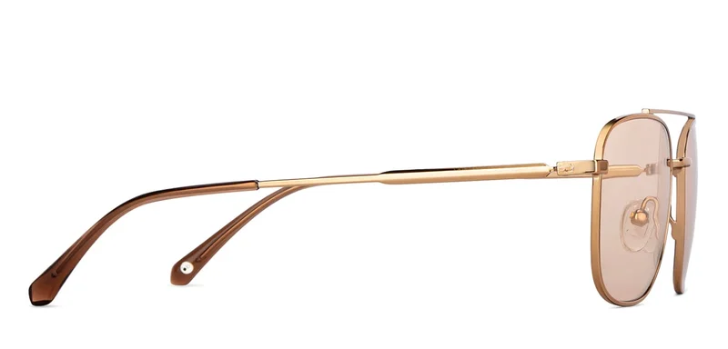 جون جاكوبس Dynachromic Full Rim Square Frame Polarized &amp; UV Protected Sunglasses JJ S14045 - 52mm - Gold