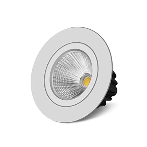 WIPRO سبوتلايت وipro غارنيت 16 واط LED COB | ضوء أبيض محايد (4000 كيلفن) | تصميم قابل للتعديل | هيكل من الألمنيوم لأداء فعال | ضوء مائل مدمج للسقف المستعار | عبوة من 1 - Image 1