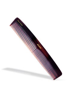 AGARO AGARO Hand Made Comb, Graduated Dressing Comb, Smooth Rounded Teeth, Hair Styling, Grooming, Hair Brushing, Hair Dressing, Cellulose Acetate Comb, For Men & Women, HMC75, Brown.  - Image 1