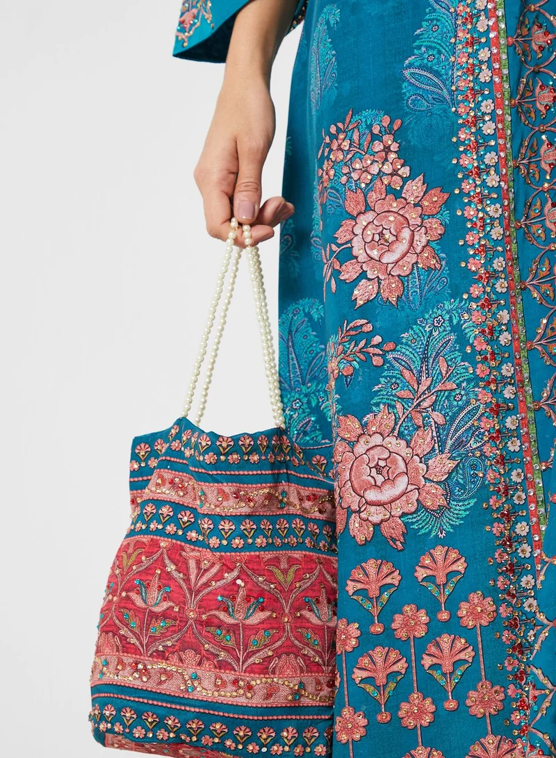 ARABIAN CLOSET Digital Print Kaftan