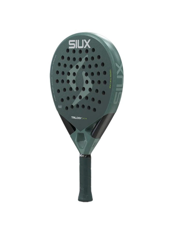 SIUX مضرب بادل سيوكس تريلوجي إيليت 2026 - مضرب تحكم من ألياف الكربون 3K مع قلب من مادة EVA، شكل دائري، لمسة نهائية رملية ثلاثية الأبعاد للاعبين المحترفين - Image 4
