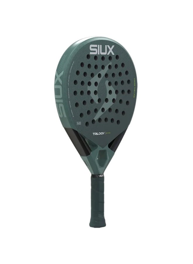SIUX مضرب بادل سيوكس تريلوجي إيليت 2026 - مضرب تحكم من ألياف الكربون 3K مع قلب من مادة EVA، شكل دائري، لمسة نهائية رملية ثلاثية الأبعاد للاعبين المحترفين - Image 3