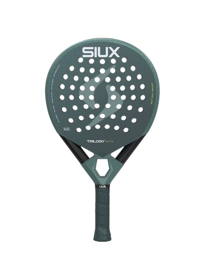 SIUX مضرب بادل سيوكس تريلوجي إيليت 2026 - مضرب تحكم من ألياف الكربون 3K مع قلب من مادة EVA، شكل دائري، لمسة نهائية رملية ثلاثية الأبعاد للاعبين المحترفين - Image 2