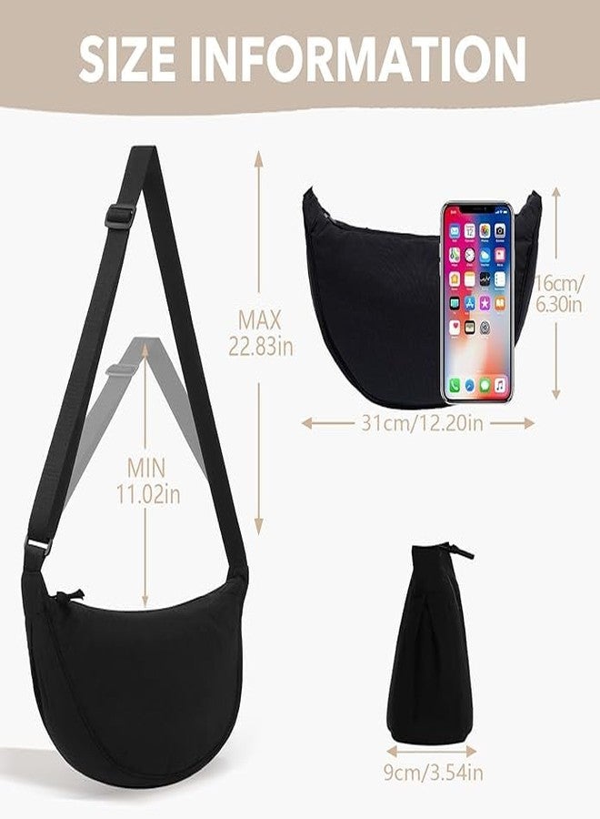 Handcuffs Women Cross Body Bag with Adjustable Strap | Waterproof | Sling | Shoulder | Bags | Travel | Work | Office | Crossbody | Purse | Rakhi Gifts (Black) - Image 2
