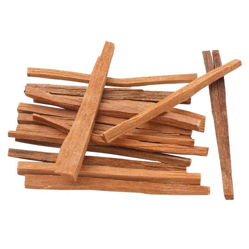 CHEN Sandalwood Sandalwood Palo Santo 20 Holy Sticks  Wild Harvested High Resin Smudging Sticks for Meditation Yoga or Prayer 4 Inches 