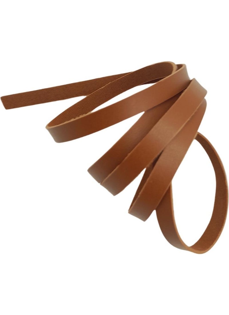 Angel Çanta Aksesuar Angel Bag Accessory 1 cm Strip Artificial Leather Tan Color 1 Meter  - Image 4