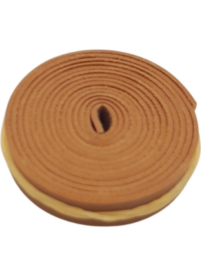 Angel Çanta Aksesuar Angel Bag Accessory 1 cm Strip Artificial Leather Tan Color 1 Meter  - Image 5