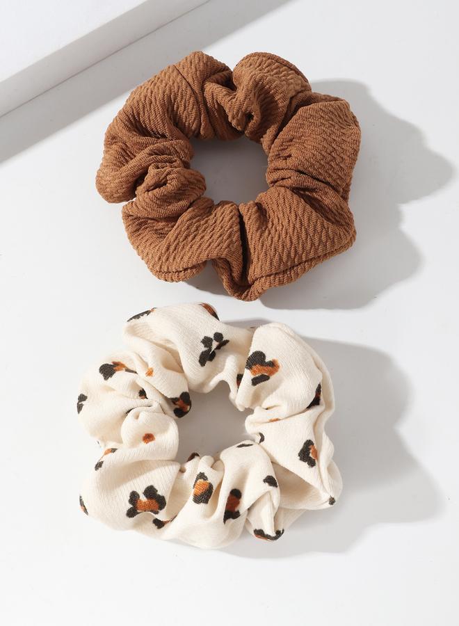 Take Two Set of 2 - Textured Scrunchies - Image 4