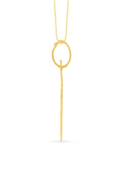Malabar Gold and Diamonds 22k 916 Purity Gold Pendant for Women EMPN132CY  - Image 3