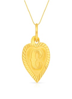 Malabar Gold and Diamonds 22k 916 Purity Gold Pendant for Women EMPN132CY  - Image 1