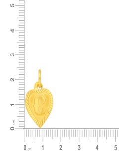 Malabar Gold and Diamonds 22k 916 Purity Gold Pendant for Women EMPN132CY  - Image 5