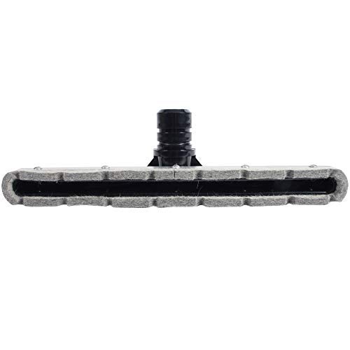 Cen-Tec Systems 60137 14" Commercial Scalloped Felt Hardwood and Polished Floor Vacuum Attachment, Black - Image 2