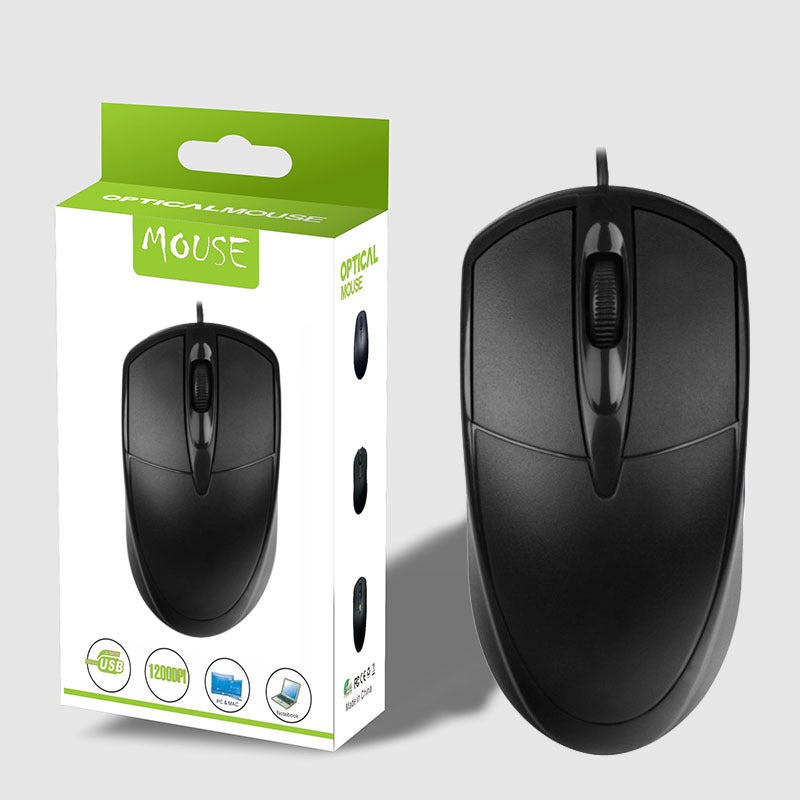 فأرة USB سلكية محايدة للمكتب المنزلي والأعمال والكمبيوتر المحمول وسطح المكتب - Image 2