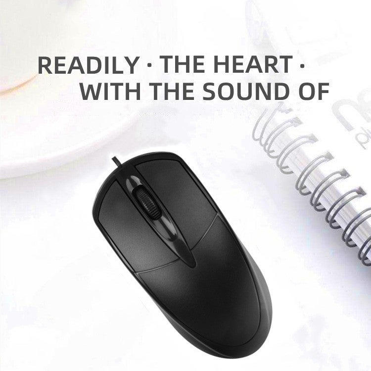فأرة USB سلكية محايدة للمكتب المنزلي والأعمال والكمبيوتر المحمول وسطح المكتب - Image 4