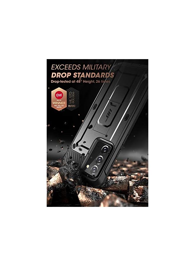 SupCase Case for Samsung Galaxy Note 20 (2020 Release), [Unicorn Beetle Pro Series ] Rugged Holster & Kickstand Wthout Built-In Screen Protector (6.7 inch) (Black) - Image 2