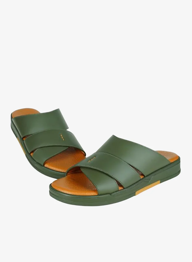 Barjeel Uno Olive 008-3668 Barjeel Uno Mens Arabic Sandals MSA125 Olive for Men | Best Price UAE