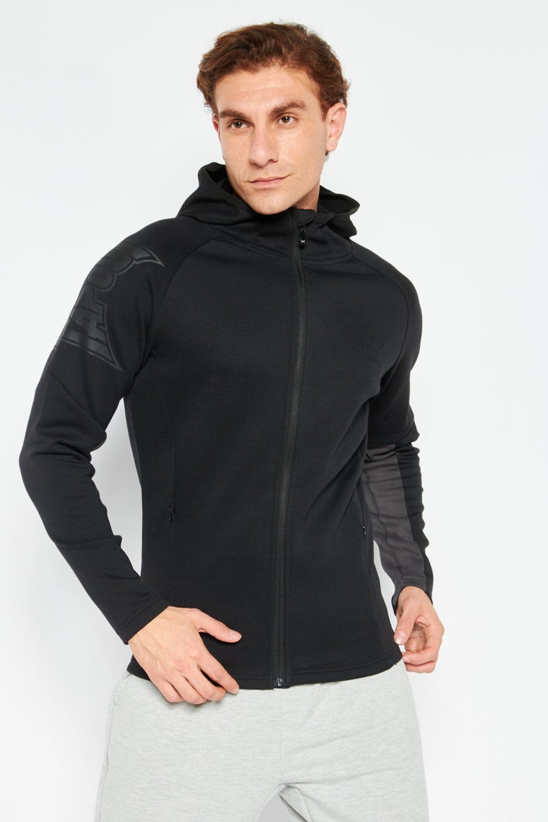 TapouT Men Sportswear Fit Long Sleeves Training Sweatshirt, Black - Image 1