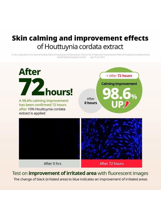 GOODAL Houttuynia Cordata Calming Moisture Mask for All Skin Types | Deep Moisturizing, Calming, Instant Hydrating, and Soothing Herbal Skin Care (5sheets) - Image 5