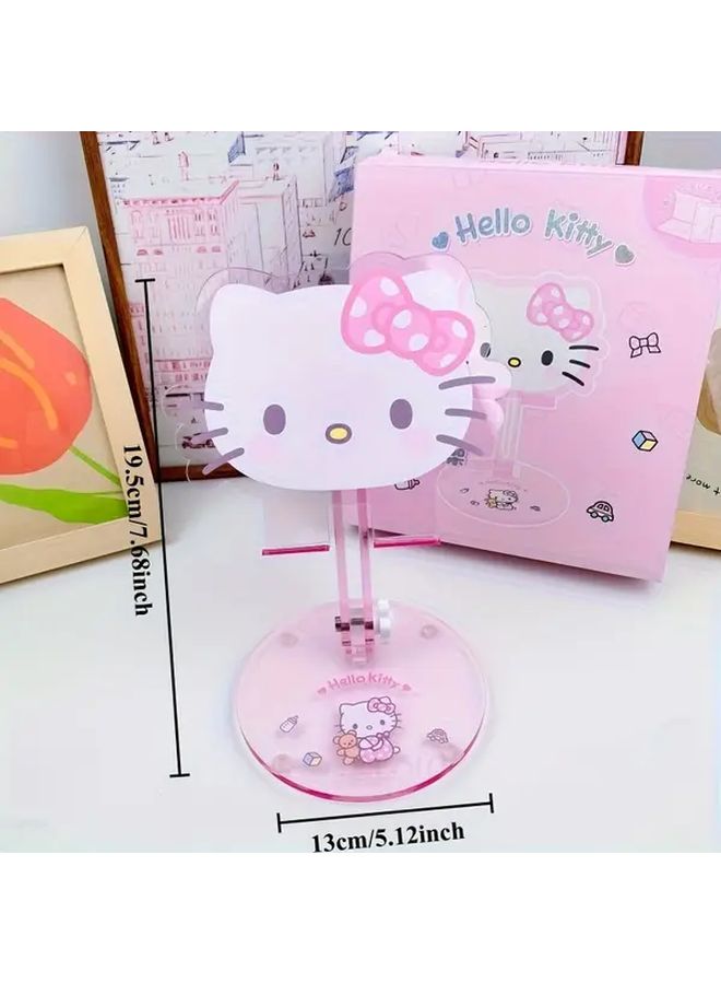 My Melody Kuromi Foldable Adjustable Phone Stand Hello Kitty Pink Desktop Tablet Holder - Image 5