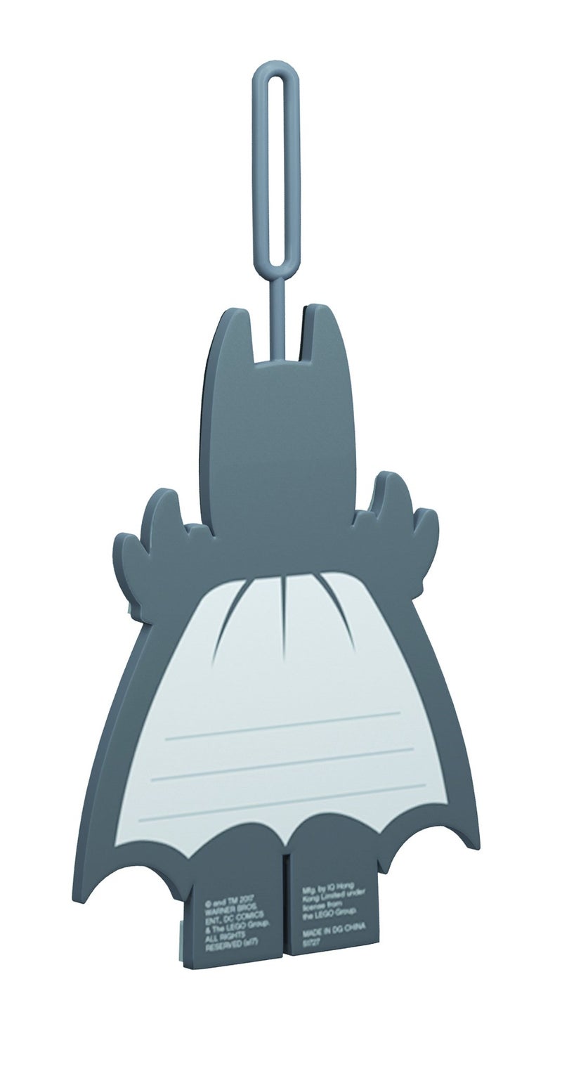 Lego Batman Movie Glam Rocker Batman Silicone Luggage Bag Tag for Travel, Gym, School, or Backpack - Image 3