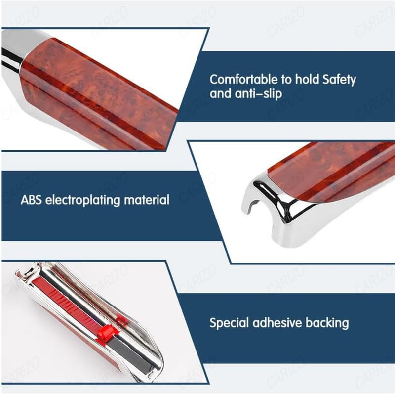 CARIZO ABS Electroplated Mahogany Car Handbrake Grip with Compact & Anti-Slip Design Compatible with Maruti Suzuki Grand Vitara Brezza - Image 5
